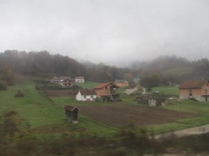Northern Bosnia on a dreary November day