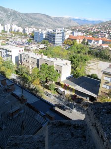 It was a windy day to be walking these stairs.