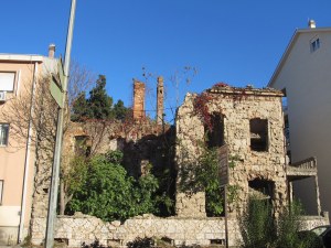 Ruined houses and buildings were everywhere.