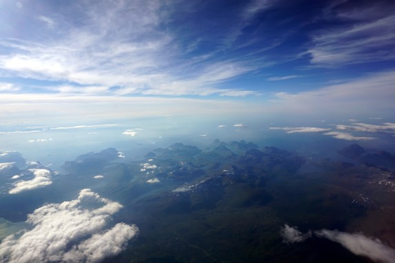"...of mountains and sea. Of clouds and fjords..."