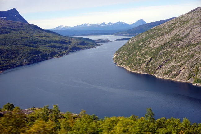 '''..last glimpses of Narvik as the Arctic Circle train gets lost in the mountains...'''